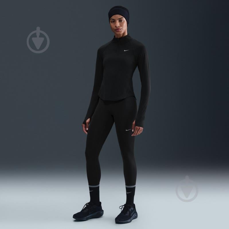 Джемпер Nike W NK TEMPO SWSH HBR DF HZ TOP HV2842-010 р.S черный - фото 8