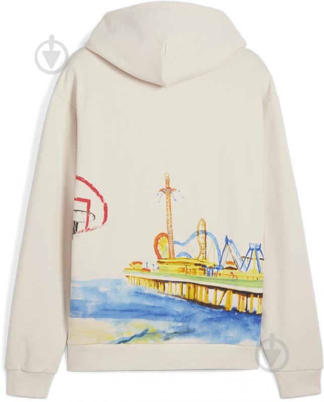 Джемпер Puma SHOWTIME HOODIE 62473501 р.M бежевий - фото 2