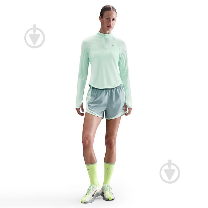 Джемпер Nike W NK TEMPO SWSH HBR DF HZ TOP HV2842-353 р.XS зеленый - фото 2