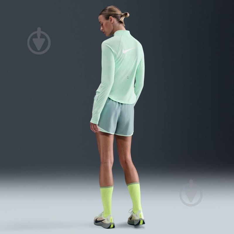 Джемпер Nike W NK TEMPO SWSH HBR DF HZ TOP HV2842-353 р.XS зеленый - фото 7