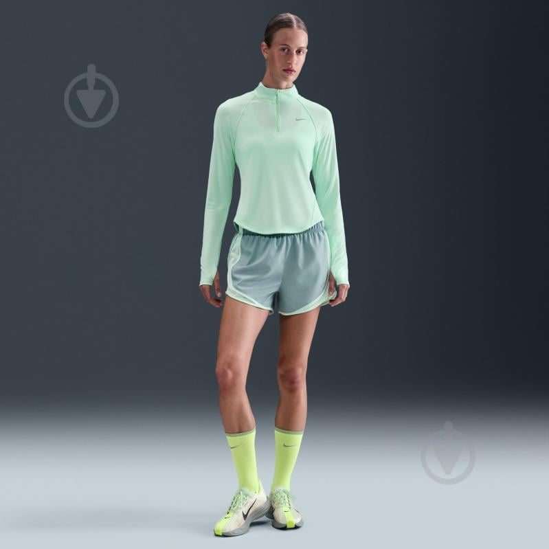 Джемпер Nike W NK TEMPO SWSH HBR DF HZ TOP HV2842-353 р.XS зеленый - фото 8