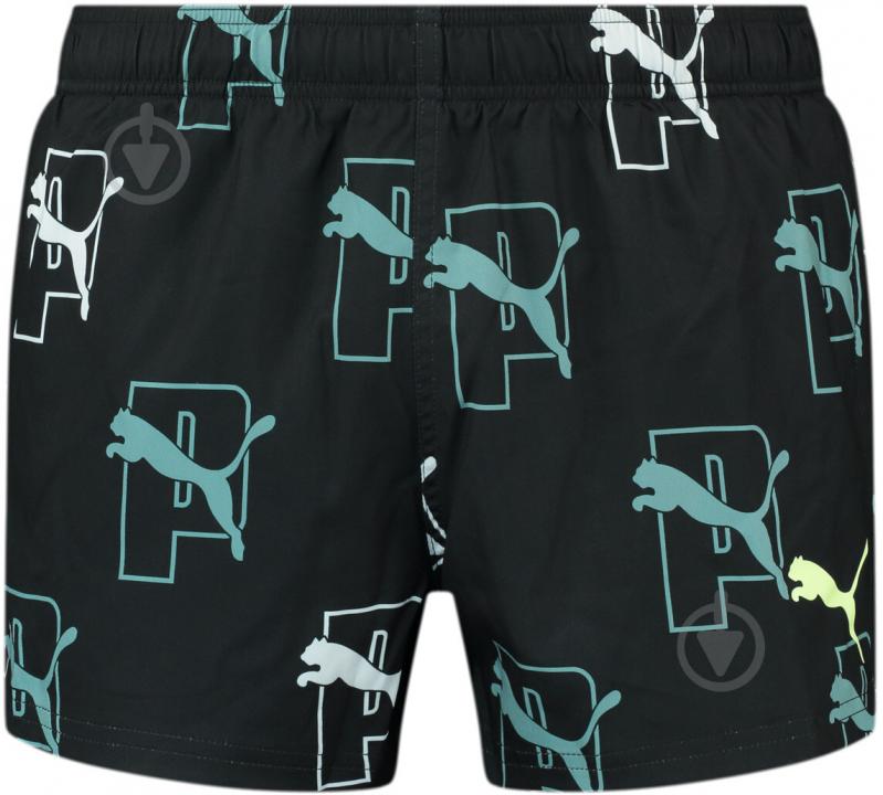 Шорты Puma SWIM MEN PRINT CAT LOGO SHORT SHORTS 1P 93806202 р. XL черный - фото 1