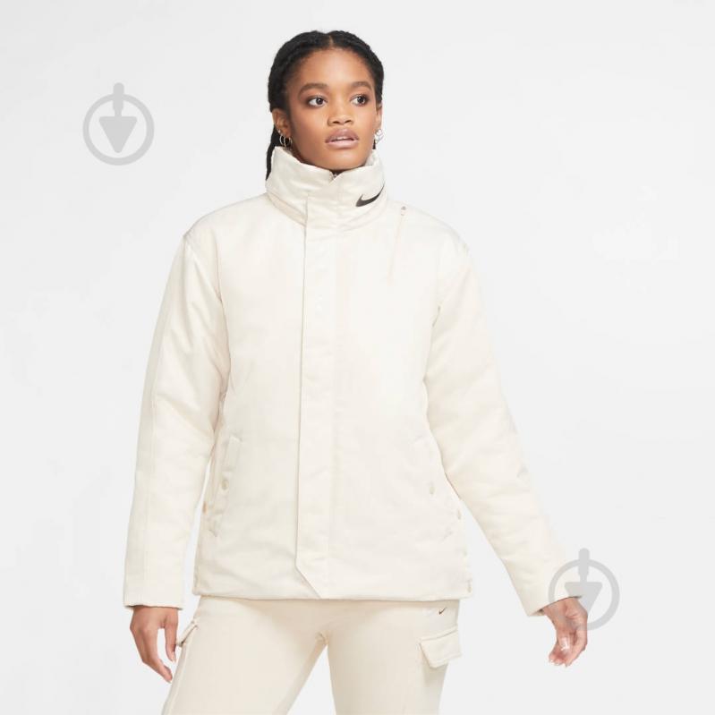 Куртка женская демисезонная Nike W NSW SYN JKT TREND CU5831-140 р.XS белая - фото 4 Куртка женская демисезонная Nike W NSW SYN JKT TREND CU5831-140 р.XS белая - фото 4