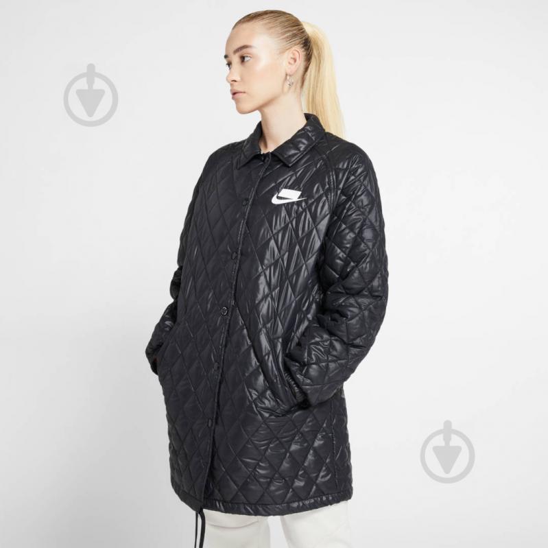 Куртка женская демисезонная Nike W NSW NSP JKT QUILTED BV2947-010 р.L черная - фото 4