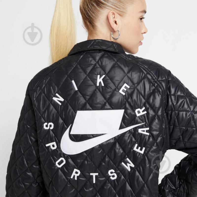 Куртка женская демисезонная Nike W NSW NSP JKT QUILTED BV2947-010 р.L черная - фото 6