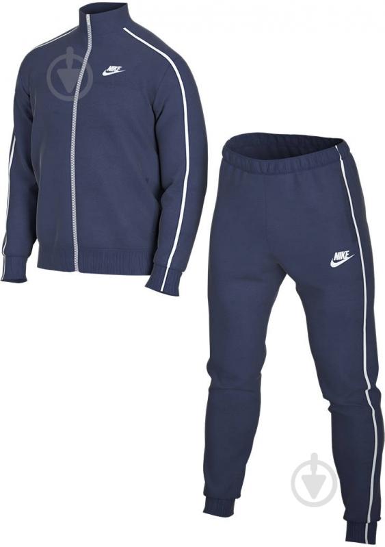 Спортивний костюм Nike M NSW CE TRK SUIT WVN BASIC BV3030-410 р. 2XL темно-синій - фото 4