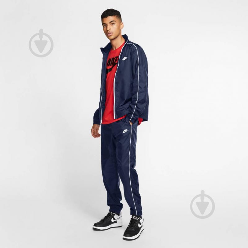 Спортивний костюм Nike M NSW CE TRK SUIT WVN BASIC BV3030-410 р. 2XL темно-синій - фото 7