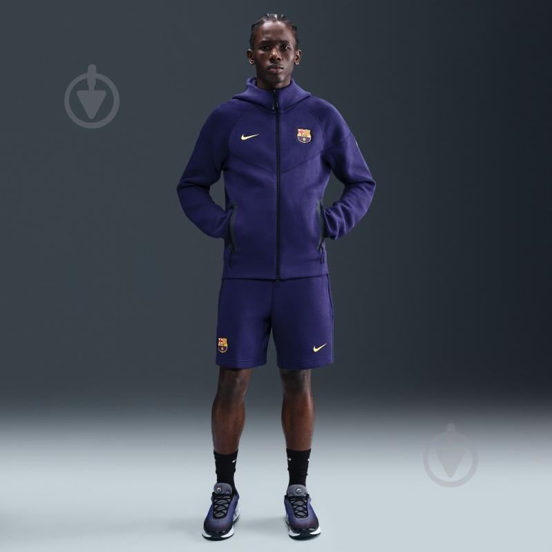 Джемпер Nike FCB M NK TCH FLC FZ WR HDY HJ6426-595 р.L фиолетовый - фото 8 Джемпер Nike FCB M NK TCH FLC FZ WR HDY HJ6426-595 р.L фиолетовый - фото 8