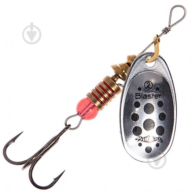 Блесна-вертушка Mikado 8 г Blaster № 4 silver/11 silver - фото 1