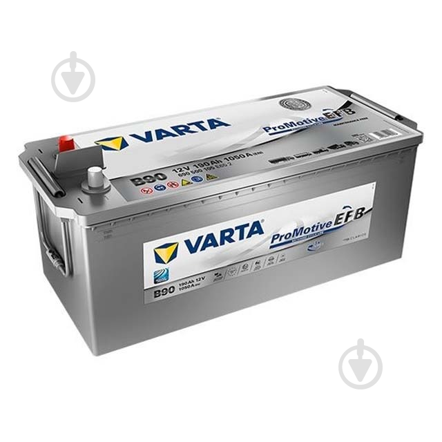 Аккумулятор автомобильный Varta 6СТ-190 Аз Promotive EFB 190Ah 1050A 12V «+» слева (690500105) - фото 1