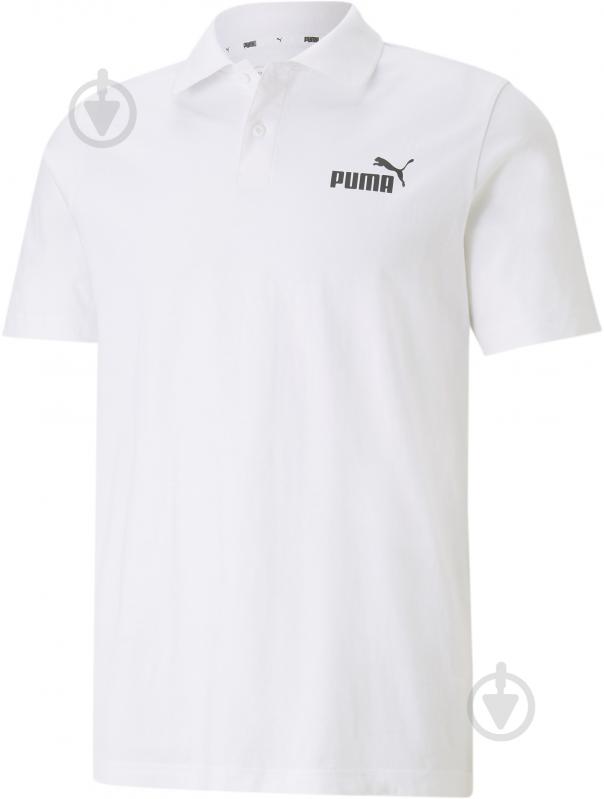 Поло Puma ESS Jersey Polo 58667602 р.M білий - фото 1