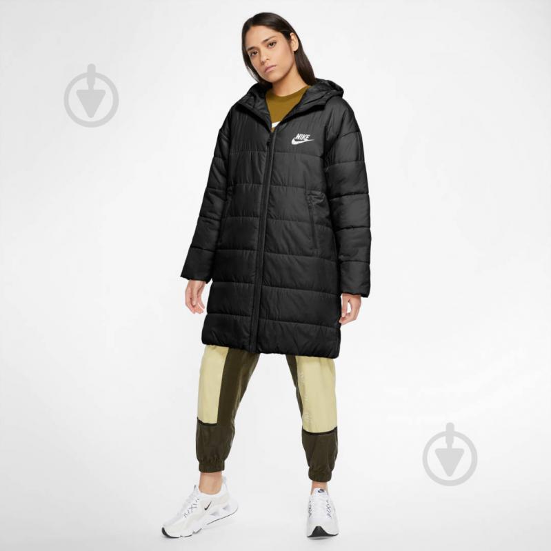 Пальто женское зимнее Nike W NSW CORE SYN PARKA CZ1463-010 р.L черное - фото 6