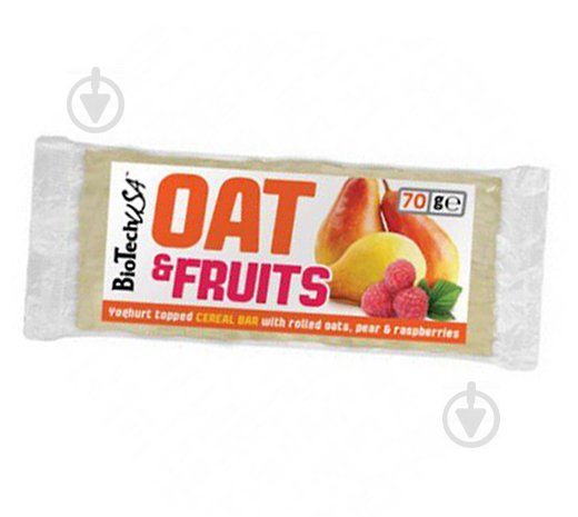 Протеиновый батончик BioTechUSA Oat and fruits bar Черника 70 г - фото 1