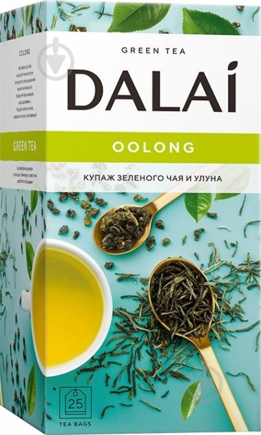 ᐉ Чай зеленый DALAI Oolong купаж зеленого и улуна 25 шт. 45 г • Купить ...