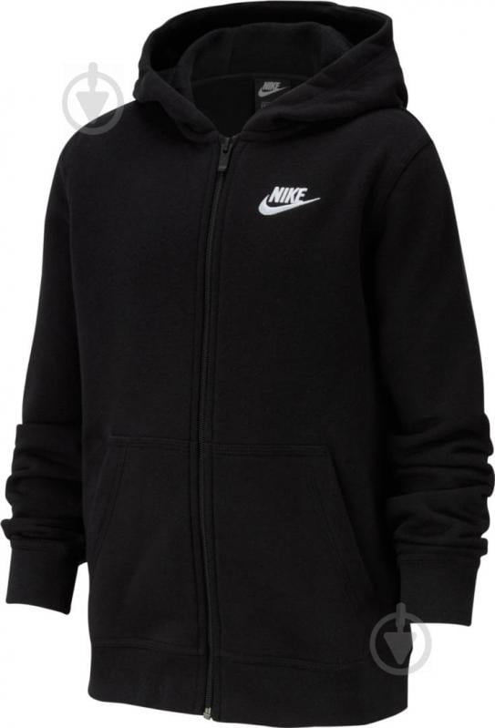 Джемпер Nike HOODIE FZ CLUB BV3699-010 р.M чорний - фото 1