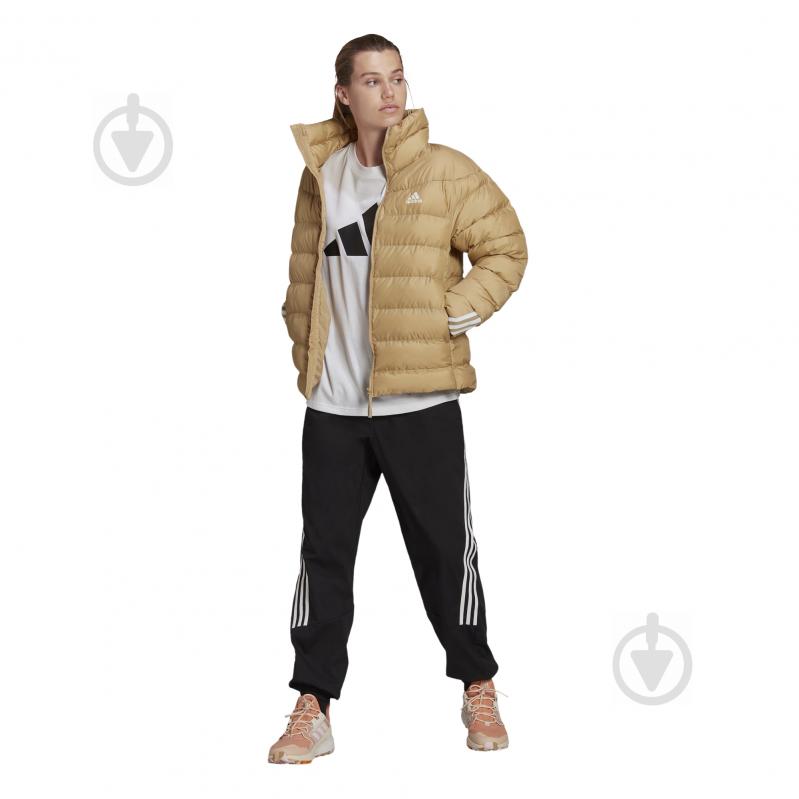 Пуховик жіночі зимові Adidas W ITAVIC M H J GQ2344 р.S бежевий - фото 6