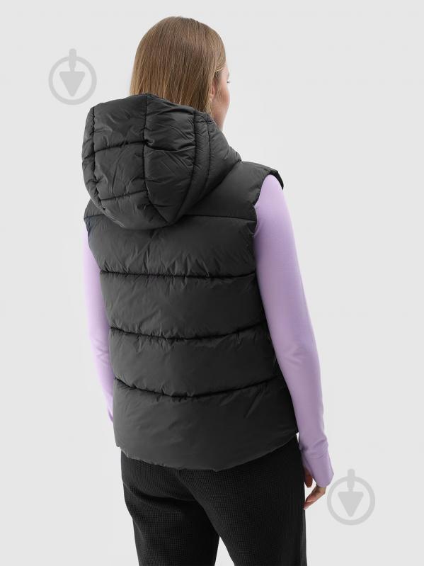 Жилет 4F VEST JACKET F141 4FWAW24TVJAF141-20S р.S черный - фото 2