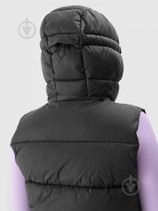 Жилет 4F VEST JACKET F141 4FWAW24TVJAF141-20S р.S черный - фото 4