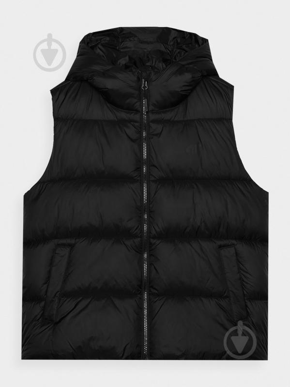 Жилет 4F VEST JACKET F141 4FWAW24TVJAF141-20S р.S черный - фото 7