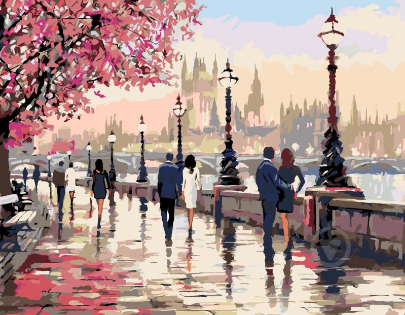 Картина за номерами Прогулянка набережною 35х45 см Rosa Start - фото 1