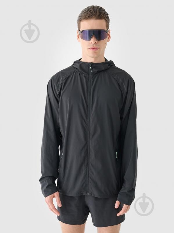 Ветровка мужская 4F TECHNICAL JACKET M553 4FWAW24TTJAM553-22S р.L черная - фото 1