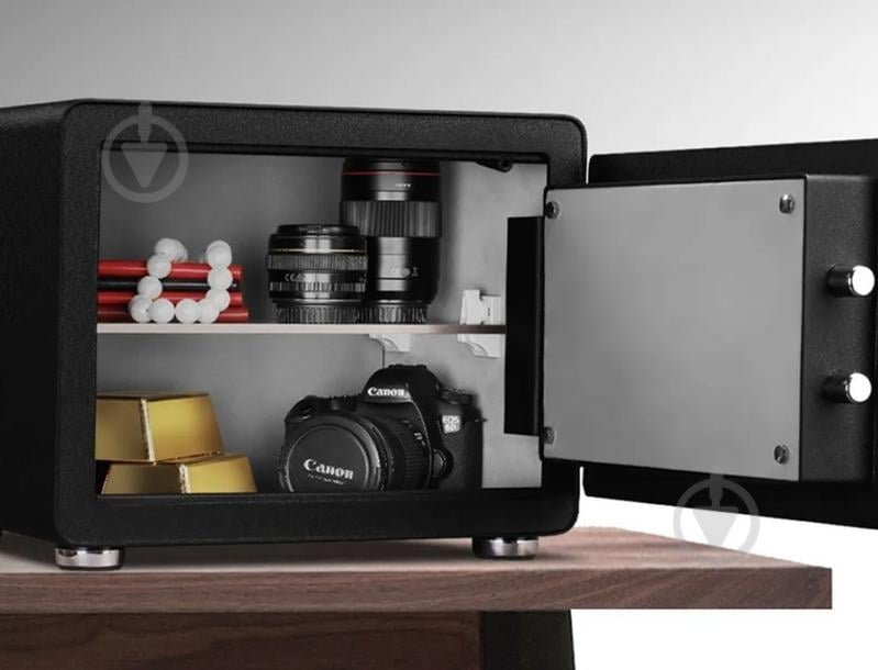 Сейф Xiaomi со сканером отпечатка пальца CRMCR BGX-X1-30MP Black - фото 5