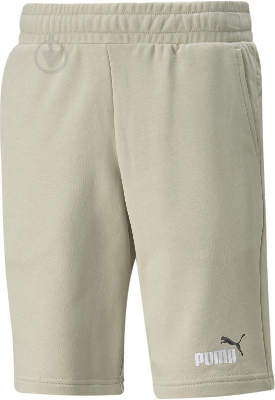 Шорты Puma ESS+ 2 Col Shorts 58676664 р. XL бежевый - фото 4