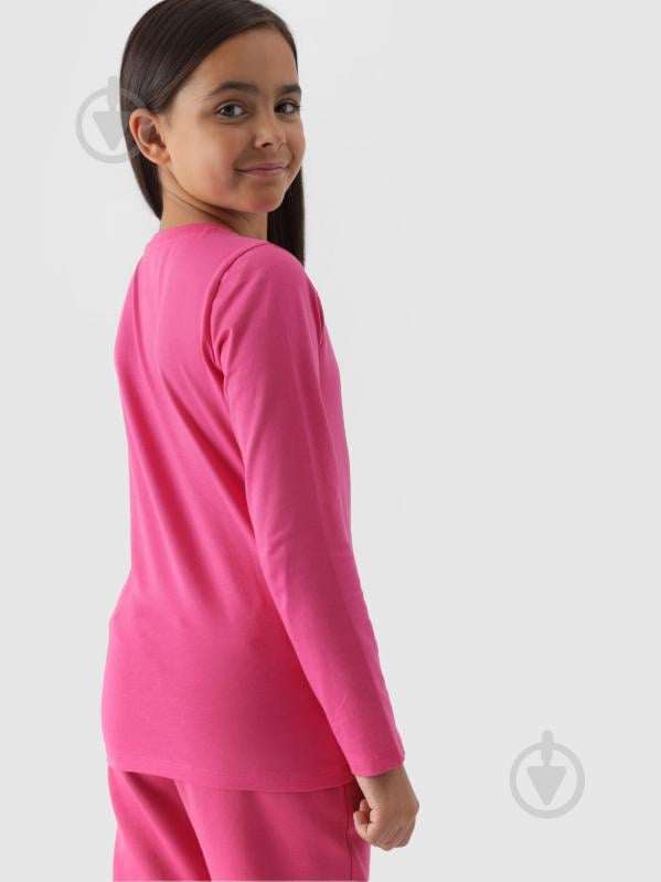 Футболка 4F LONGSLEEVE F318 4FJWMM00TLONF318-55S р.140 рожевий - фото 4