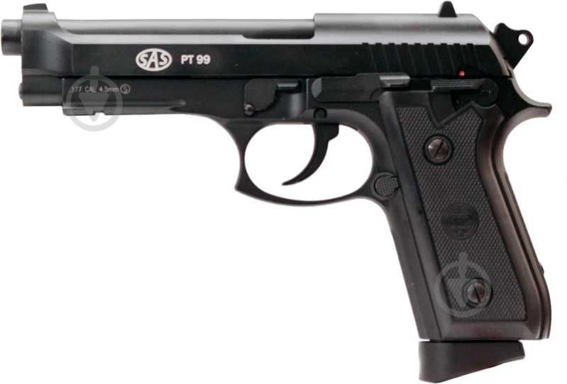 Пневматический пистолет SAS PT99 + нож SKIF Bulldog G10