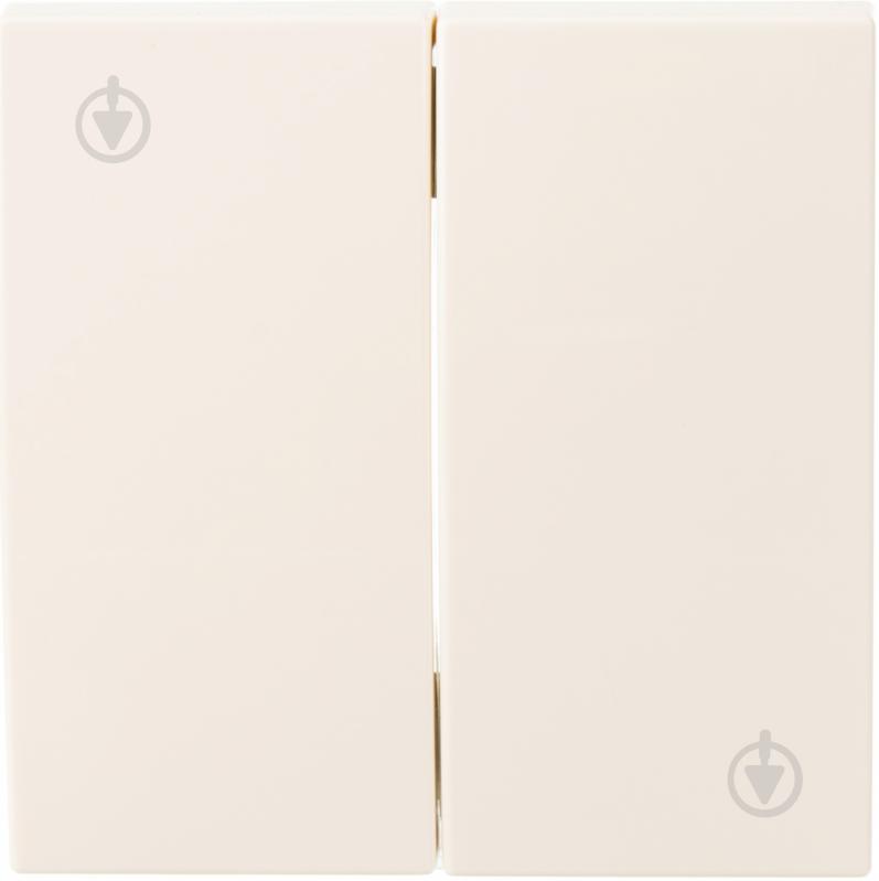 Клавиша выключателя Obzor Elegant без подсветки кремовый DSE 00-02005-000000 - фото 1