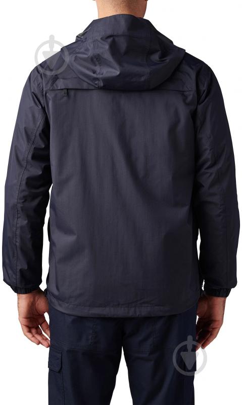 Куртка чоловіча демісезонна 5.11 Tactical TacDry Rain Shell 2.0 48372-724 р.L dark navy - фото 2