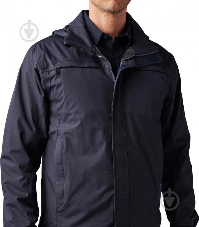 Куртка мужская демисезонная 5.11 Tactical TacDry Rain Shell 2.0 48372-724 р.L dark navy - фото 3