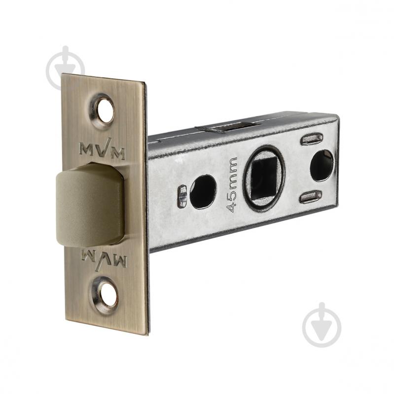 Защелка дверная MVM P-100 старая бронза - фото 1 Защелка дверная MVM P-100 старая бронза - фото 1