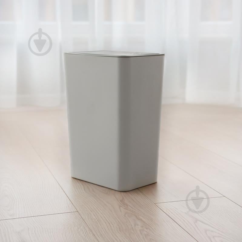 Відро для сміття MVM 12 л сірий BIN-14 12L GRAY - фото 3 Відро для сміття MVM 12 л сірий BIN-14 12L GRAY - фото 3
