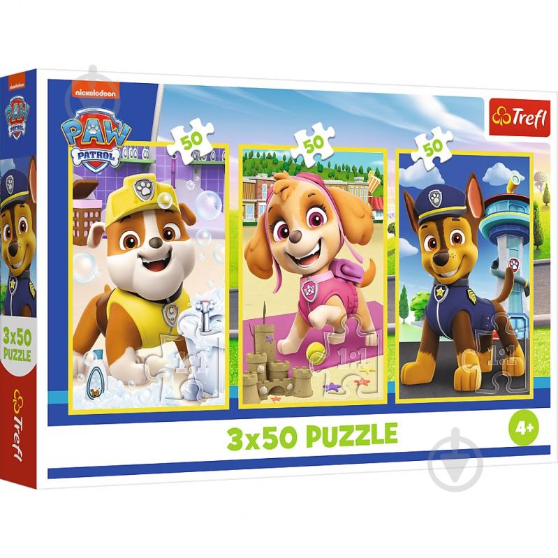 Пазлы Trefl Paw Patrol Наши собаки 3x50 элементов 34878 - фото 1