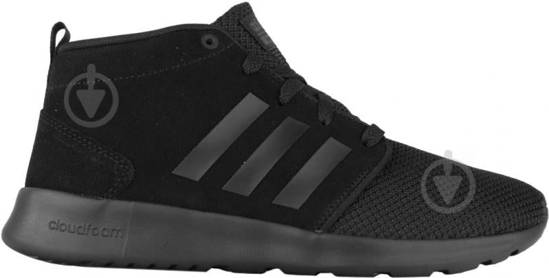 Кроссовки женские демисезонные Adidas Cf Qt Racer Mid W AQ1625 р.37 1/3 черные - фото 2