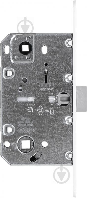 Дверной замок межкомнатный AGB Mediana Evolution B011025091 белый - фото 1