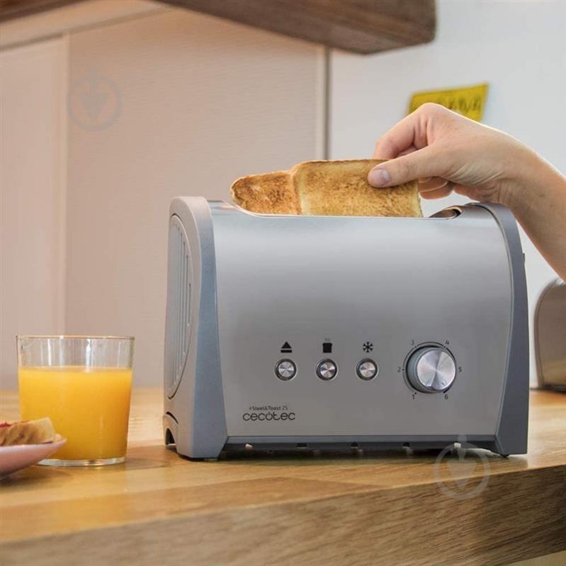 Тостер CECOTEC Steel&Toast 2S CCTC-03035 - фото 4
