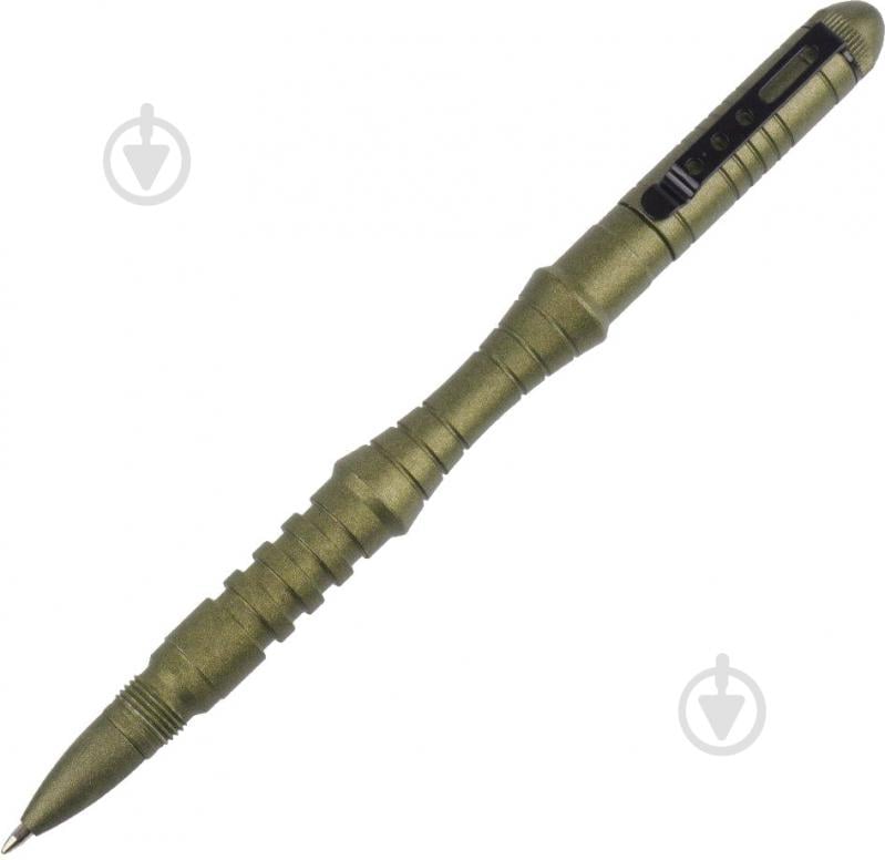 Ручка тактическая MilTec Tactical Pen Olive 16 см (15990001) - фото 2