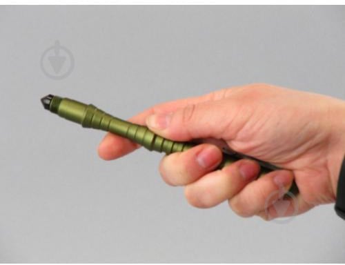 Ручка тактическая MilTec Tactical Pen Olive 16 см (15990001) - фото 6