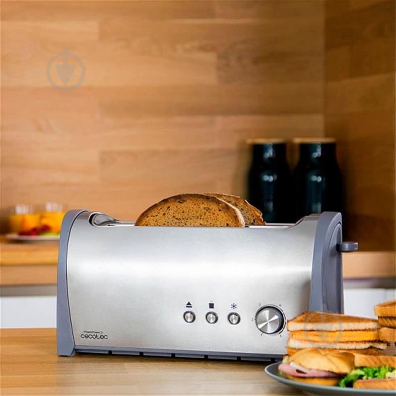 Тостер CECOTEC Steel&Toast 2L CCTC-03037 - фото 2