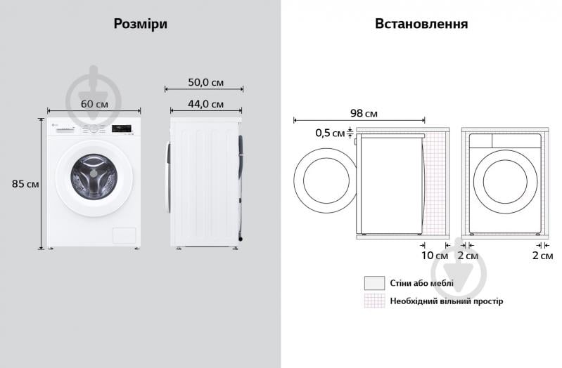Стиральная машина LG F2Y2NS3WE - фото 17