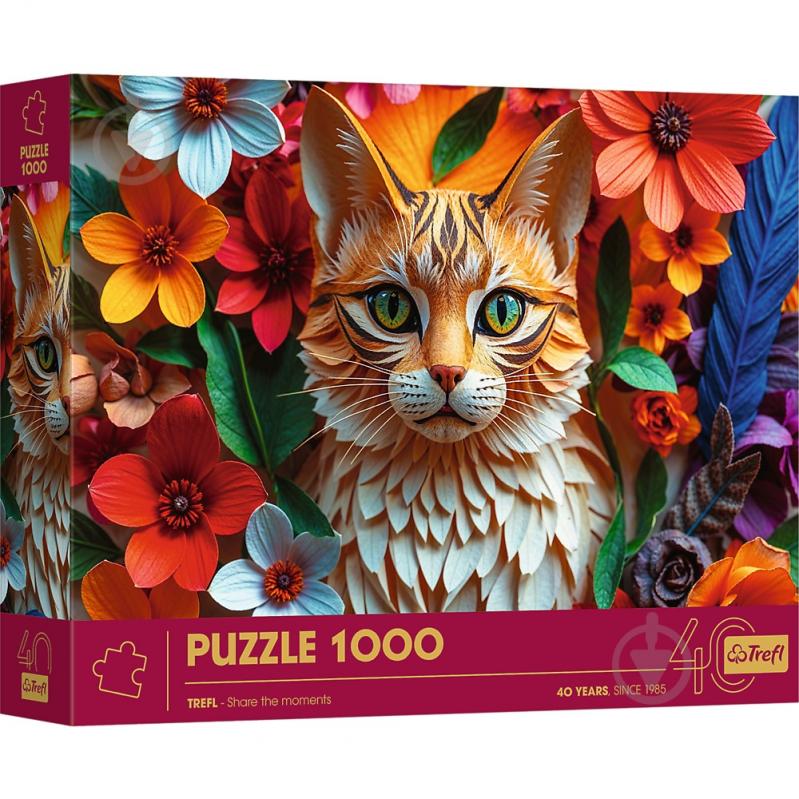 Пазли Trefl Jubileusz Кіт 1000 елементів 40040 - фото 1