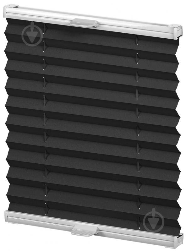 Штора-плиссе Rollotex ткань DUO ECORO 111х85 см Черный - фото 1