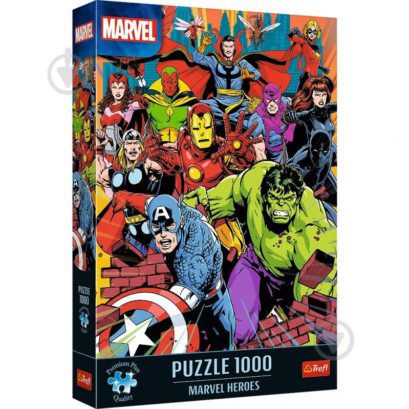 Пазлы Trefl Marvel Heroes Герои 1000 элементов Premium 10881 - фото 1 Пазлы Trefl Marvel Heroes Герои 1000 элементов Premium 10881 - фото 1