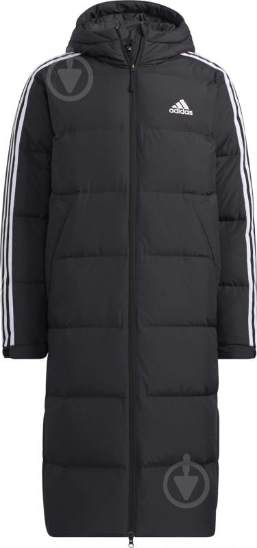 Пуховик чоловічий Adidas 3ST LONG COAT H20760 р.M чорний - фото 4