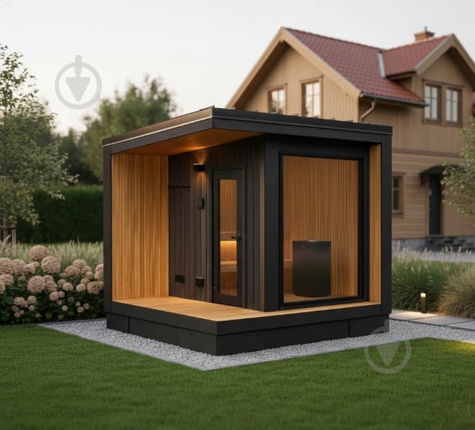 Модульная сауна стандарт 2,4х3,4х2,55 м - фото 1