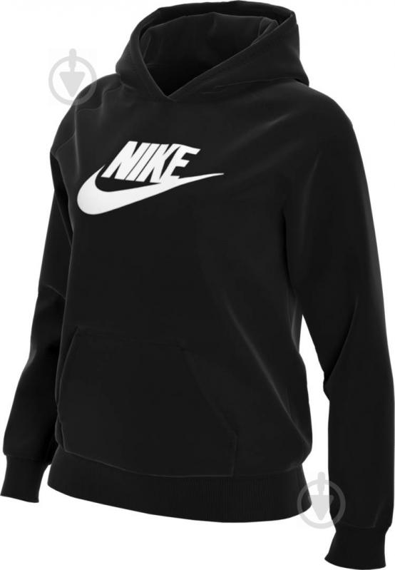 Джемпер Nike W NSW ESSNTL HOODIE PO FLC HBR BV4126-010 р. XL черный - фото 3