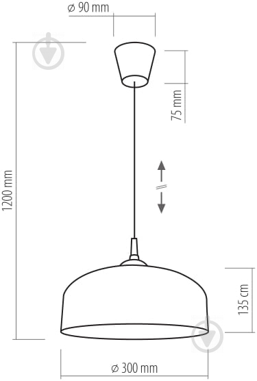 Підвіс TK Lighting Jug 1x60 Вт E27 білий 2162 - фото 3