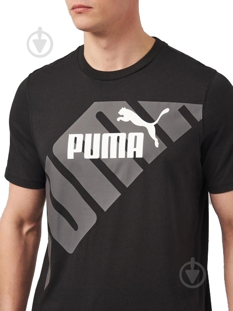 Футболка Puma Power Graphic Tee 67896001 р.M чорний - фото 3